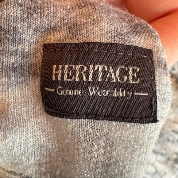 Heritage by Report Collection Long Sleeve Shirt Size Medium Men's Striped Surfer - Picture 10 of 16